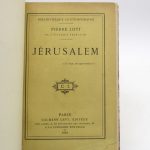 Couverture du livre Estimation du livre « jérusalem »