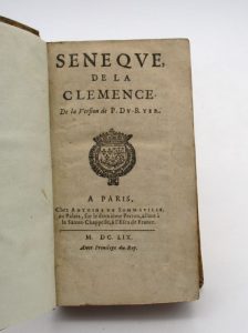 Estimation Sciences Humaines - Couverture du livre Estimation du livre « de la clémence [suivi de:] Consolations [suivi de:] De la colère »