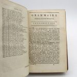 Couverture du livre Estimation du livre « grammaire philosophique, ou la Métaphysique, la logique et la grammaire réunies en un seul corps de doctrine »
