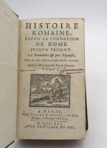 Estimation Histoire - Couverture du livre Estimation du livre « histoire romaine, depuis la fondation de Rome jusqu’à présent »