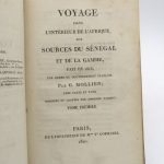 Couverture du livre Estimation du livre « voyage dans l’intérieur de l’Afrique aux sources du Sénégal et de la Gambie, fait en 1818 »