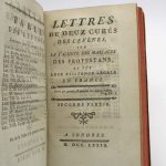Couverture du livre Estimation du livre « lettres de deux curés des Cévenes, sur la validité des mariages des protestants, et sur leur existence légale en France »