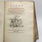 Couverture du livre Estimation du livre « essai sur l’Art de la guerre »