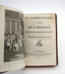Estimation Arts de vivre – Gastronomie - Couverture du livre Estimation du livre « la Gastronomie. Poème »