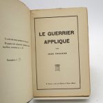 Couverture du livre Estimation du livre « le Guerrier appliqué »