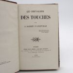 Couverture du livre Estimation du livre « le Chevalier des Touches »