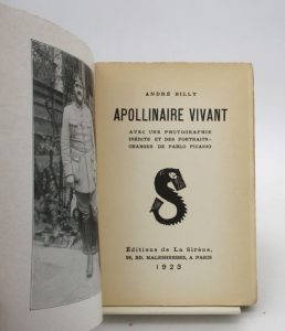 Estimation Edition originale - Couverture du livre Estimation du livre « apollinaire vivant »