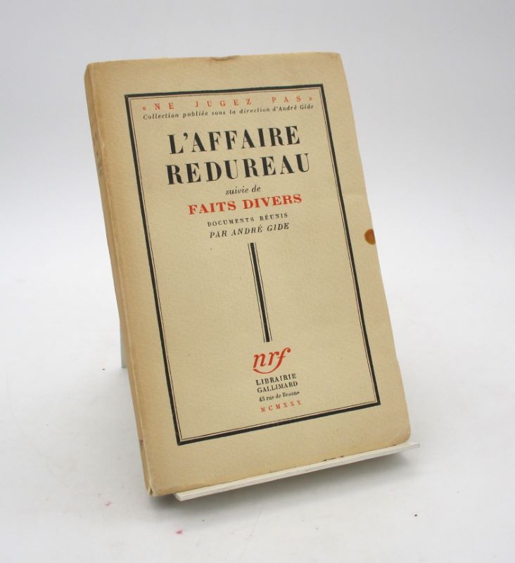 Couverture du livre Estimation du livre « l’Affaire Redureau suivie de Faits divers »