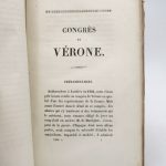 Couverture du livre Estimation du livre « congrès de Vérone. Guerre d’Espagne. Négociations : colonies espagnoles »