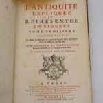 Couverture du livre Estimation du livre « l’Antiquité expliquée et représentée en figures : les 3 premiers tomes »