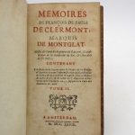 Couverture du livre Estimation du livre « mémoires de François de Paule de Clermont, marquis de Montglat »