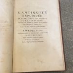 Couverture du livre Estimation du livre « l’Antiquité expliquée et représentée en figures : Tome V seul en 2 volumes »