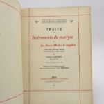 Couverture du livre Estimation du livre « traité sur les instruments de martyre et des divers modes de supplices employés par les païens contre les chrétiens »