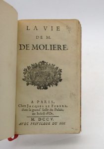 Estimation Histoire - Couverture du livre Estimation du livre « la Vie de M. de Molière »