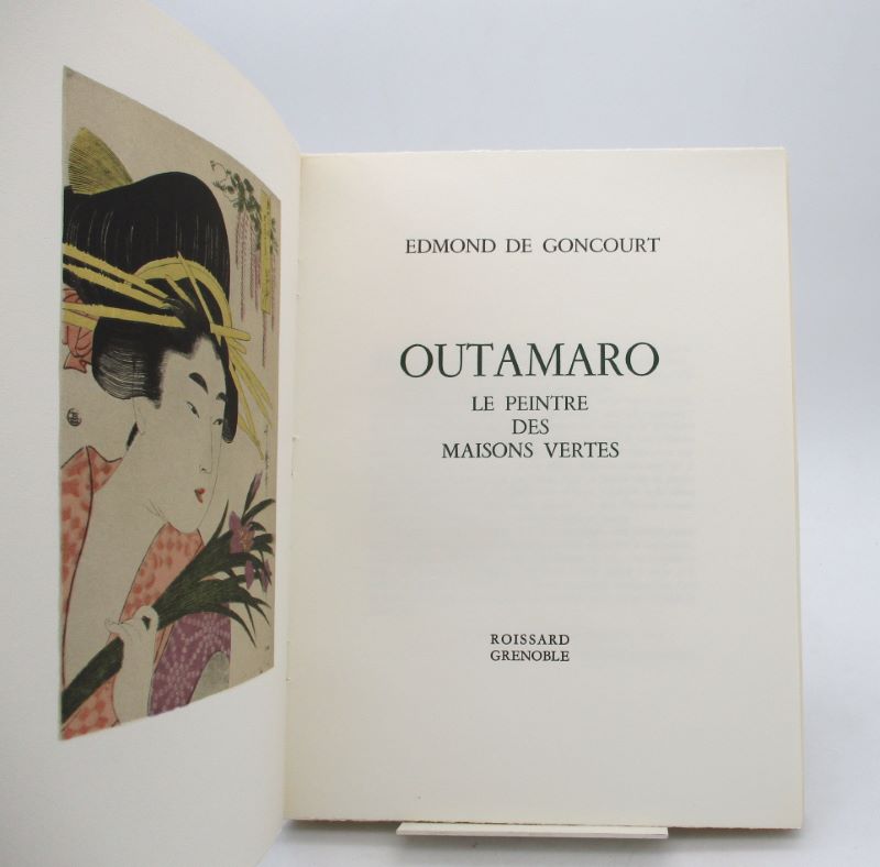 Couverture du livre Estimation du livre « outamaro : le peintre des maisons vertes »