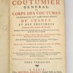 Couverture du livre Estimation du livre « nouveau coutumier général ou Corps des coutumes générales et particulières de France, et des provinces connus sous le nom des Gaules »