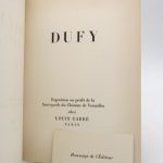 Couverture du livre Estimation du livre « dufy »