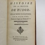 Couverture du livre Estimation du livre « histoire de la maison de Tudor sur le trône de l’Angleterre »