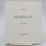 Couverture du livre Estimation du livre « hortulus »