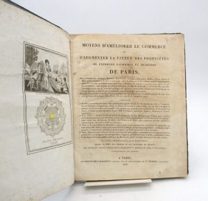Estimation Histoire - Couverture du livre Estimation du livre « ensemble de X mémoires relatifs à la ville de Paris »