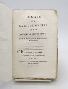 Estimation Sciences et médecine - Couverture du livre Estimation du livre « essais sur la ligne droite et les courbes du second degré »