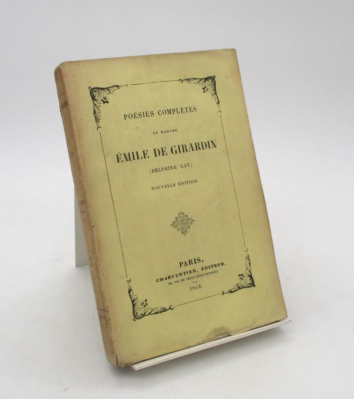 Couverture du livre Estimation du livre « poésies complètes de madame Émile de Girardin »