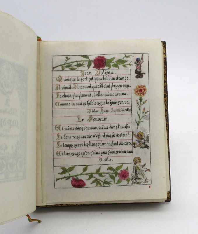Couverture du livre Estimation du livre « recueil de poèmes : manuscrit enluminé sur vélin »