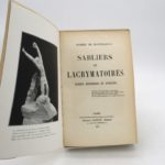 Couverture du livre Estimation du livre « sabliers et Lacrymatoires. Élégies guerrières et humaines »