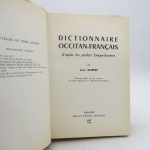 Couverture du livre Estimation du livre « dictionnaire occitan-français d’après les parlers languedociens »