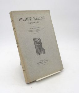 Estimation Edition originale - Couverture du livre Estimation du livre « pierre Belon, naturaliste »