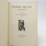 Couverture du livre Estimation du livre « pierre Belon, naturaliste »