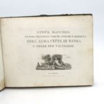 Couverture du livre Estimation du livre « nuova raccolta delle principali vedute antichi e moderne dell’alma città di Roma e delle sue vicinanzi »