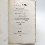 Couverture du livre Estimation du livre « pelham, ou les Aventures d’un gentilhomme angais »