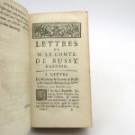 Couverture du livre Estimation du livre « lettres de messire Roger de Rabutin comte de Bussy : 2 premiers volumes seuls »