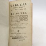 Couverture du livre Estimation du livre « tableau historique et politique de la Suisse »