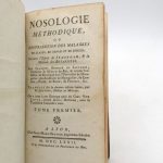 Couverture du livre Estimation du livre « nosologie méthodique ou Distribution des maladies en classes, en genre et en espèces »