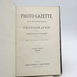 Couverture du livre Estimation du livre « photo-gazette : Revue internationale illustrée de la photographie et des sciences et arts qui s’y rattachent »