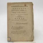 Couverture du livre Estimation du livre « 2 plaquettes de chansons »