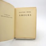 Couverture du livre Estimation du livre « amours »