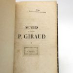 Couverture du livre Estimation du livre « oeuvres du cardinal P. Giraud »