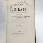 Couverture du livre Estimation du livre « oeuvres du cardinal P. Giraud »