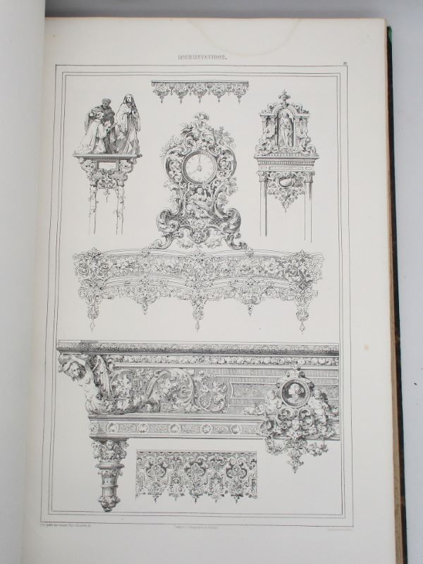 Couverture du livre Estimation du livre « l’Industrie artistique – Recueil de compositions d’ornements »