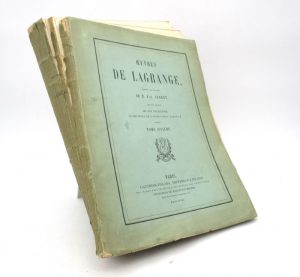 Estimation Edition originale - Couverture du livre Estimation du livre « oeuvres de Lagrange : tome VI seul »