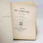 Couverture du livre Estimation du livre « oeuvres de Lagrange : tome VI seul »