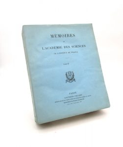 Estimation Sciences et médecine - Couverture du livre Estimation du livre « mémoires de l’Académie des Sciences de l’Institut de France : Tome VIII seul »