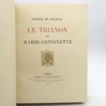 Couverture du livre Estimation du livre « le Trianon de Marie-Antoinette »