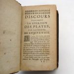 Couverture du livre Estimation du livre « discours fait en une célèbre assemblée par le chevalier Digby, chancelier de la reine de la Grande-Bretagne, &c. touchant la guérison des plaies par la poudre de sympathie »