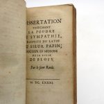 Couverture du livre Estimation du livre « discours fait en une célèbre assemblée par le chevalier Digby, chancelier de la reine de la Grande-Bretagne, &c. touchant la guérison des plaies par la poudre de sympathie »