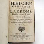 Couverture du livre Estimation du livre « histoire générale des larrons »