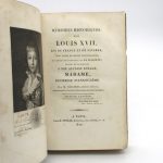 Couverture du livre Estimation du livre « mémoires historiques sur Louis XVII »